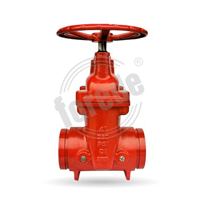 Groove End Non Ko'tariluvchi Poyasi egiluvchan Temir Gate Valve